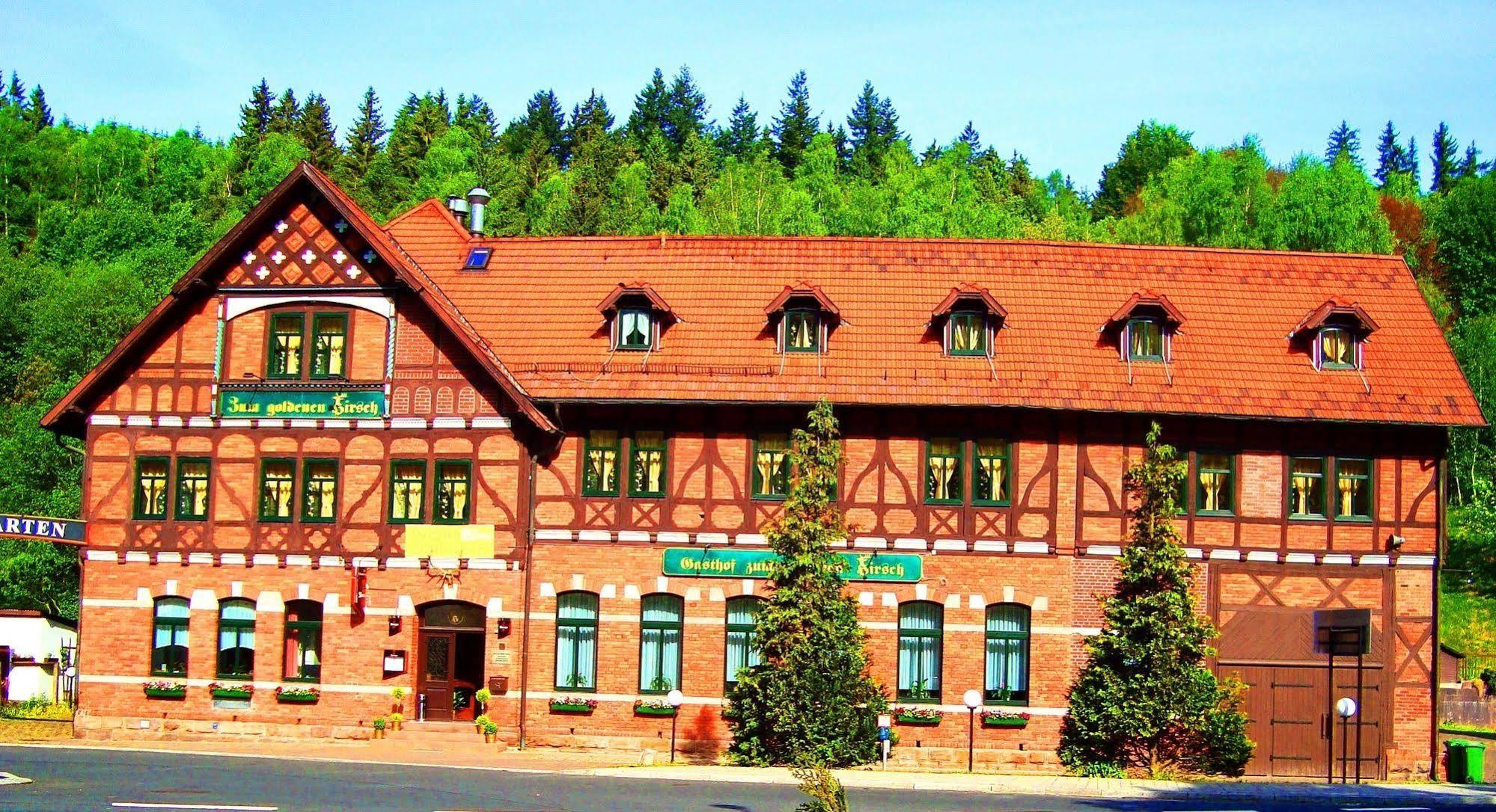 Hotel Zum Goldenen Hirsch Sankt Kilian Kültér fotó