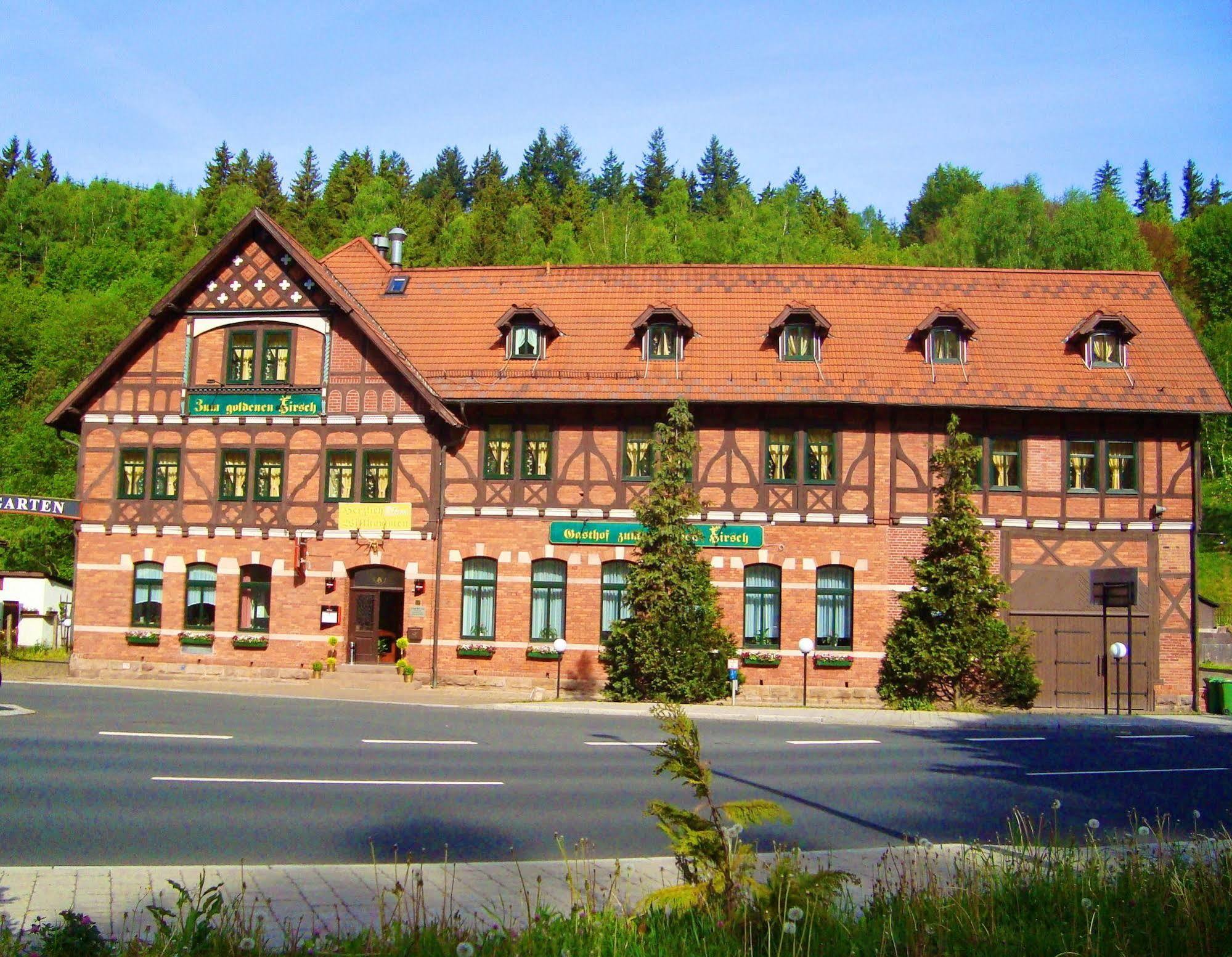 Hotel Zum Goldenen Hirsch Sankt Kilian Kültér fotó